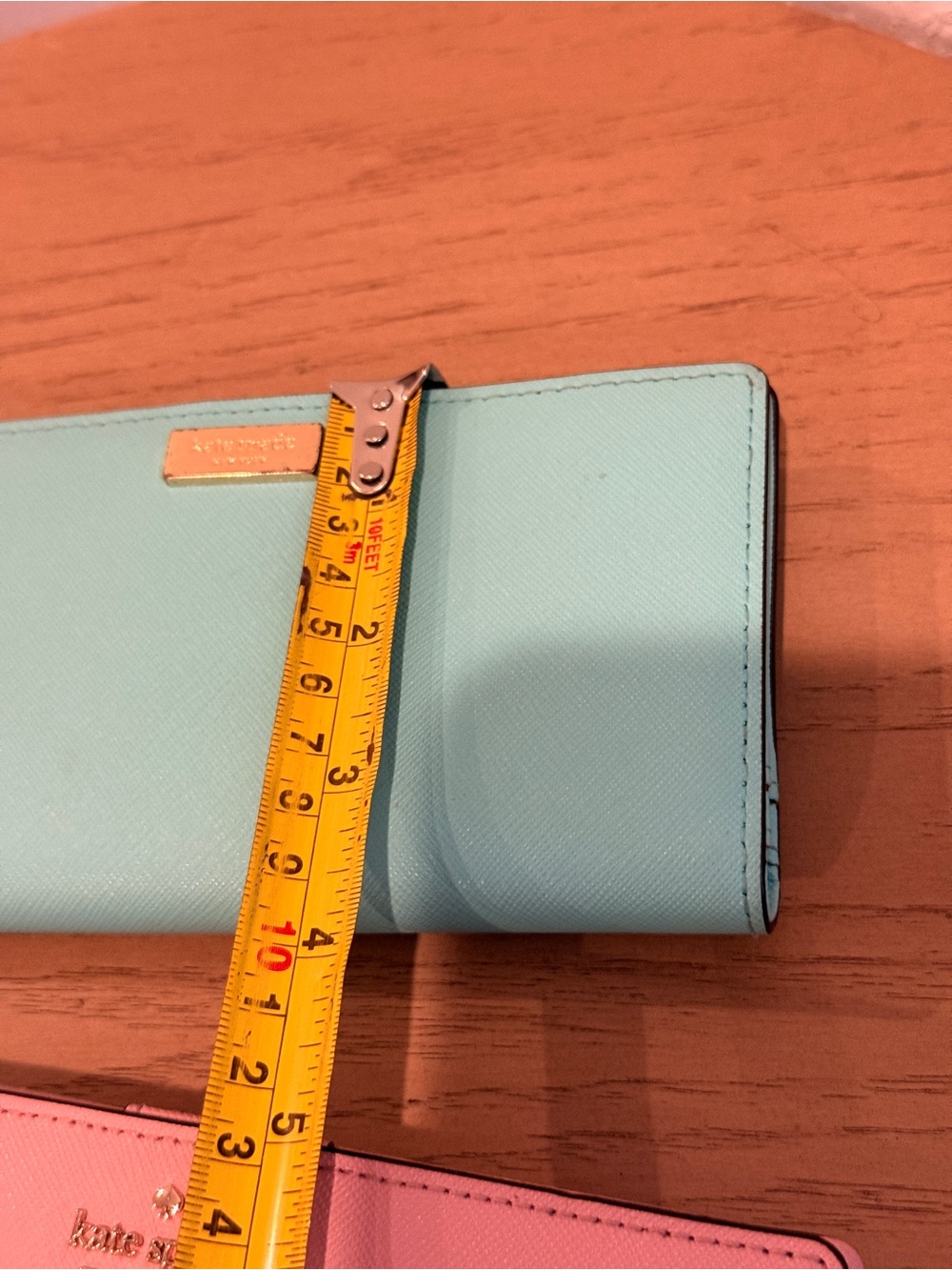 kate spade BUNDLE pastel pink and mint saffiano leather‎ wallets set - Picture 3 of 10